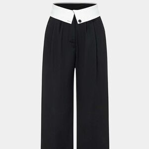 Micas High Waist Wide Leg Trousers Size S